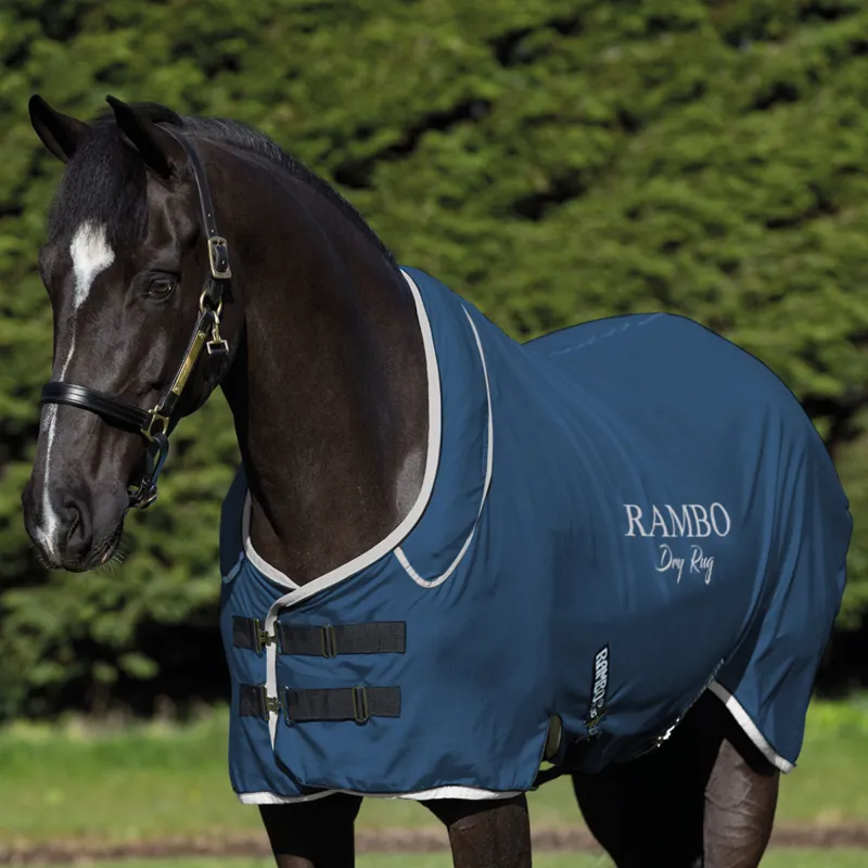 Horseware Rambo Supreme Dry Rug - Navy/Silver